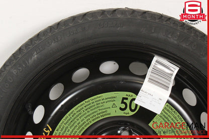 09-16 Audi A5 A4 S4 S5 Emergency Spare Tire Wheel Donut Rim T125/70R19 OEM