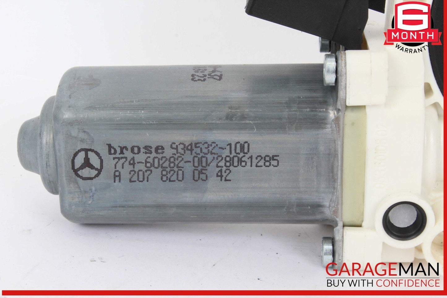 10-20 Mercedes W212 E350 E550 Front Left Window Regulator Motor 2078200542 OEM