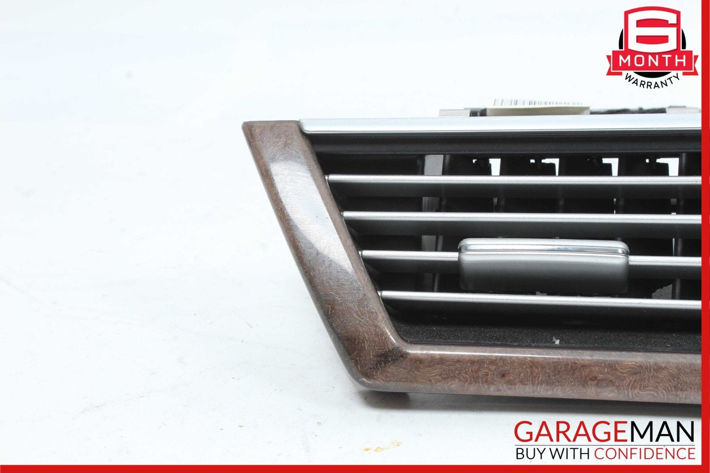 10-13 Mercedes W212 E350 Dashboard Dash AC A/C Air Vent Left Trim Wood OEM