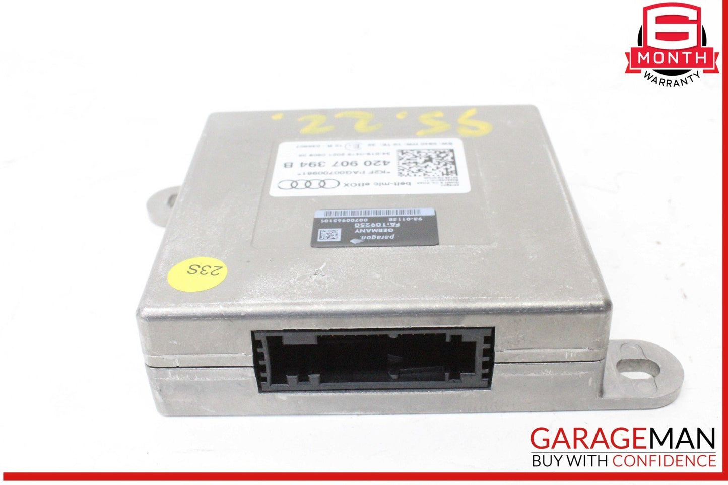 18-24 Audi S5 A5 Seat Belt Seatbelt Microphone Control Module Unit 420907394B