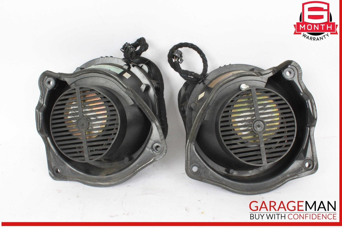 97-04 Mercedes R170 SLK320 Front Right & Left Side Door Sound Speakers Set of 2