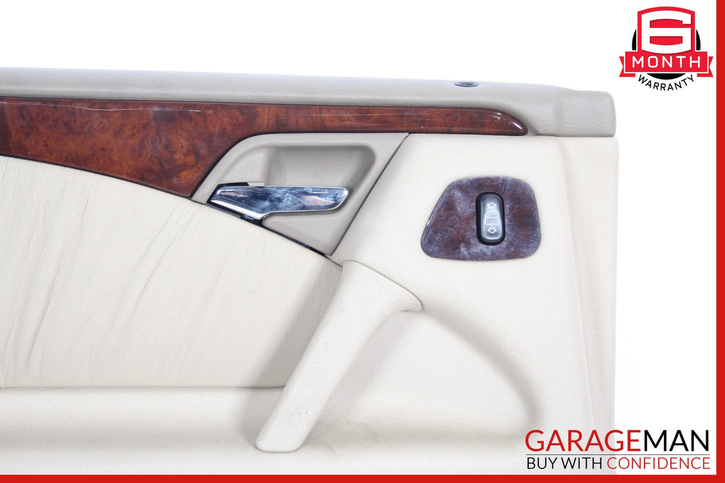 96-02 Mercedes W210 E320 Rear Left Interior Door Panel Trim Cover Assembly OEM