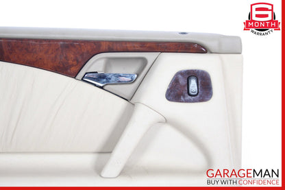 96-02 Mercedes W210 E320 Rear Left Interior Door Panel Trim Cover Assembly OEM