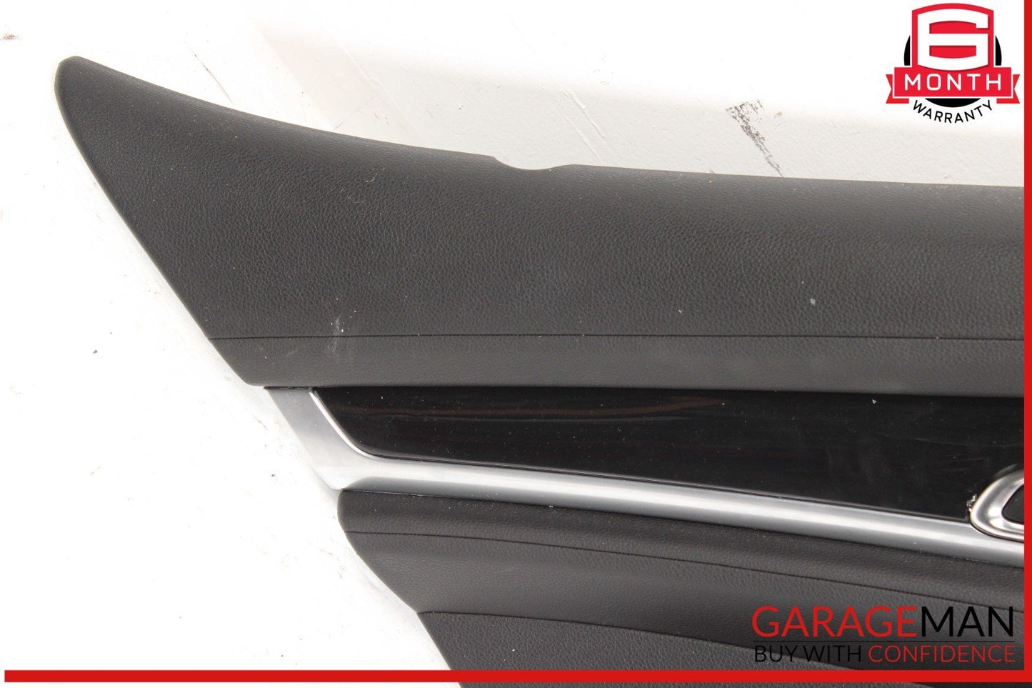 10-16 Porsche Panamera 970 Rear Left Side Interior Door Panel Leather OEM
