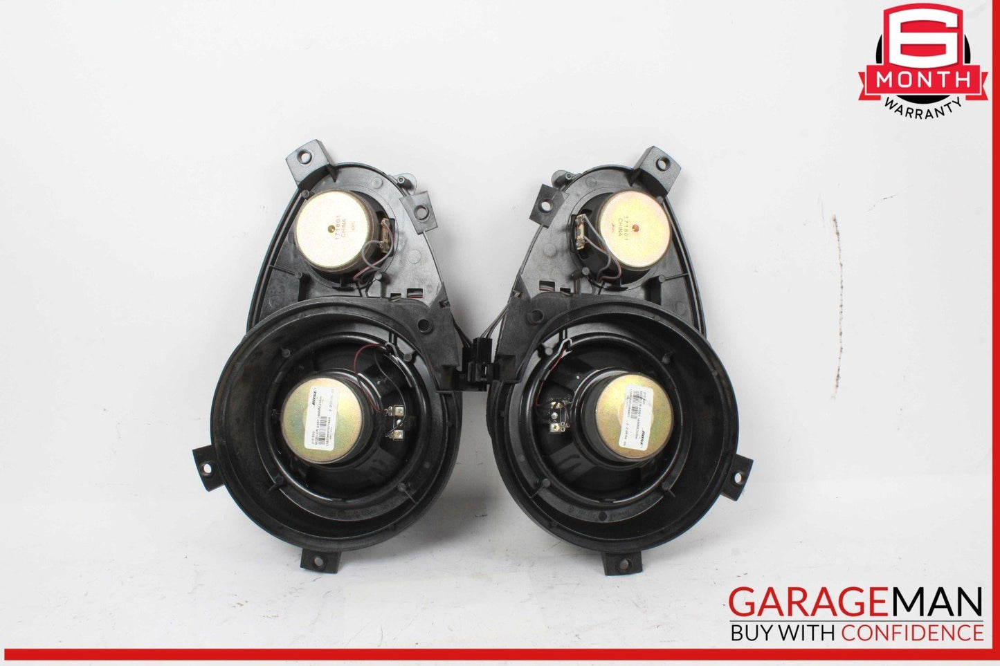 03-08 Mercedes R230 SL500 SL55 Left & Right Side Door Audio Speakers Set Bose
