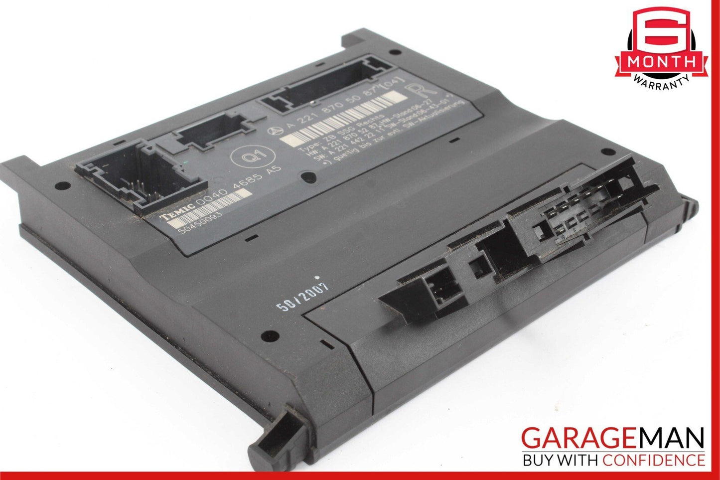 07-13 Mercedes W221 S550 S400 S350 Front Right Side Under Seat Control Unit OEM