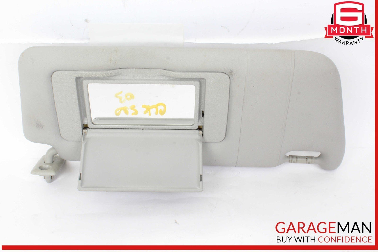 01-07 Mercedes W209 CLK500 Front Right Side Sun Visor Sunvisor Gray 2038170320
