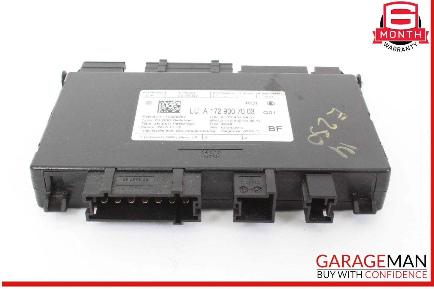 08-20 Mercedes W212 E250 C300 Front Right Side Seat Control Module Unit OEM