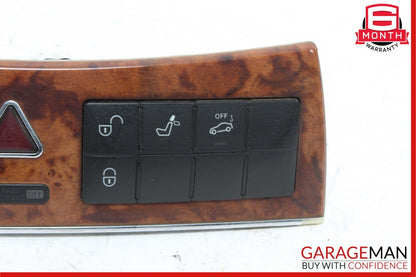 05-09 Mercedes CLK550 CLK500 Center Dash Dashboard Control Switch Control Wood