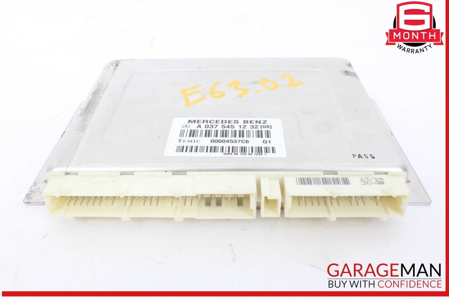 03-08 Mercedes W211 E63 AMG Air Suspension Airmatic Module 0375451232 OEM