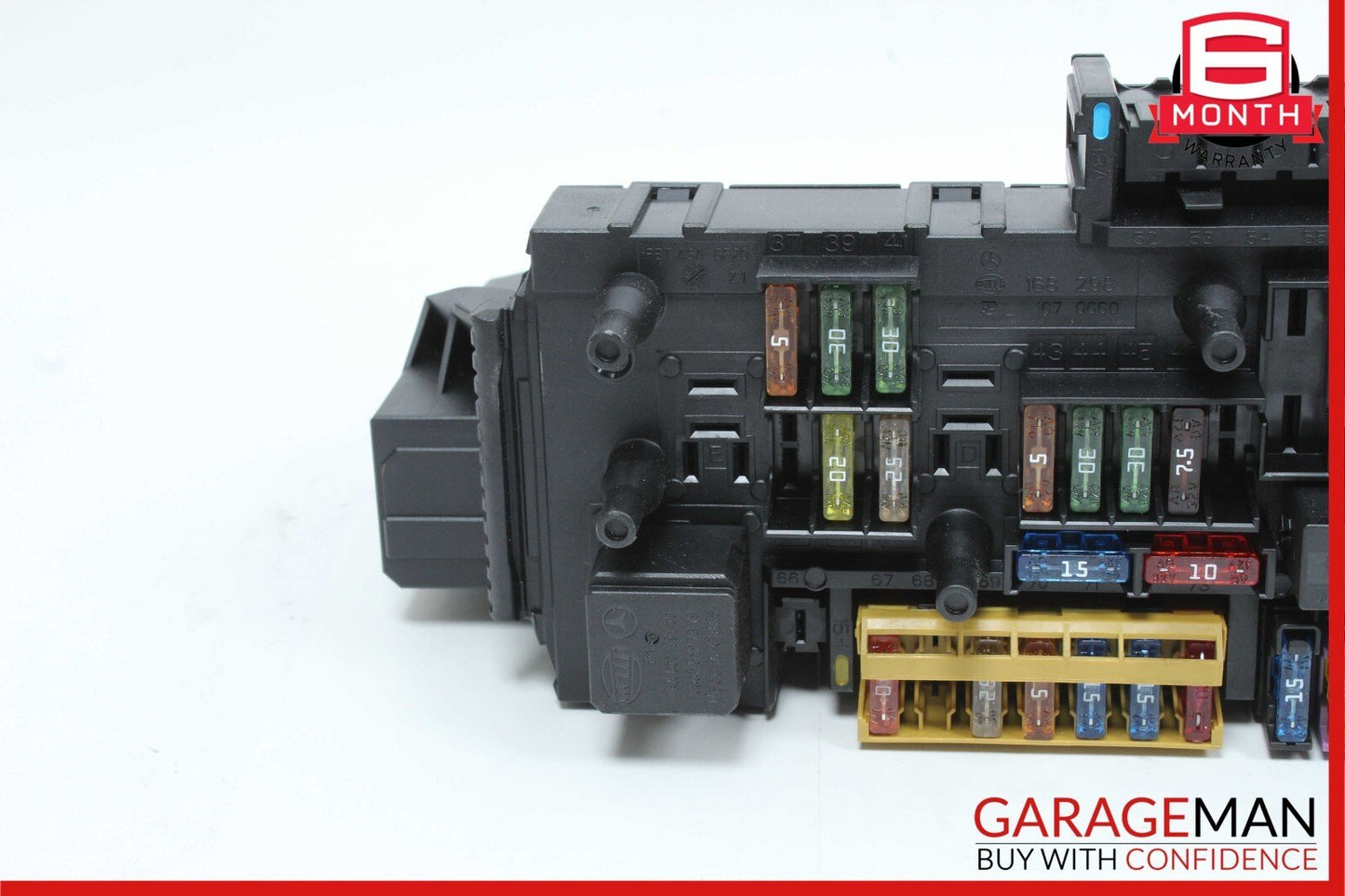 10-18 Mercedes E350 CLS350 Rear Fuse Box Relay SAM Signal Acquisition Assembly