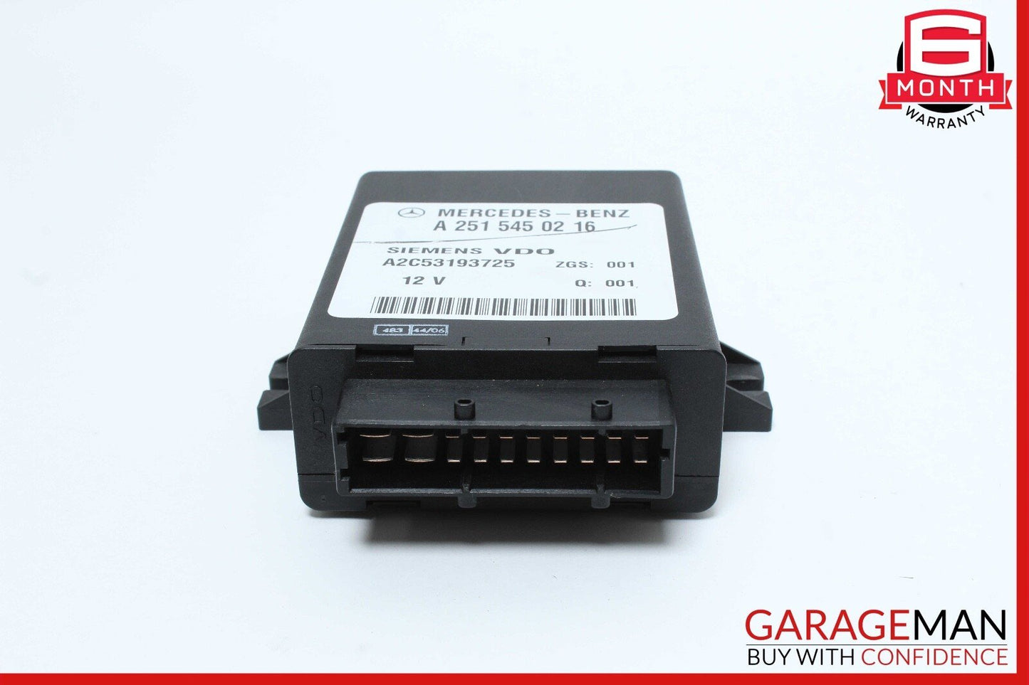 06-13 Mercedes W251 R350 4MATIC Rear Air Suspension Control Module 2515450216