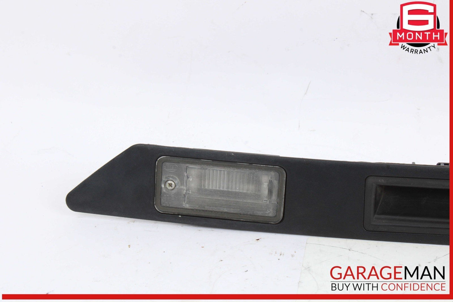 07-15 Audi Q7 Rear Tailgate Trunk Handle w/ License Plate Light Lamp OEM