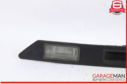 07-15 Audi Q7 Rear Tailgate Trunk Handle w/ License Plate Light Lamp OEM