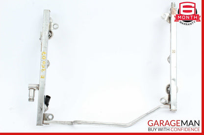 06-11 Mercedes W211 E350 R350 Fuel Injection Rail Line w/ Injectors 2720701395