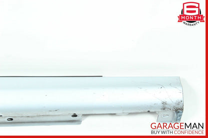 06-09 Mercedes W209 CLK350 CLK550 Right Rocker Molding Side Skirt Silver OEM