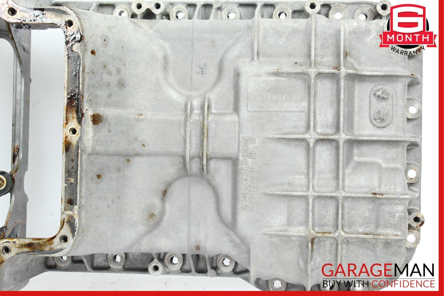 05-11 Mercedes W212 E350 C350 Engine Upper Oil Sump Baffle Pan 2720142102 OEM