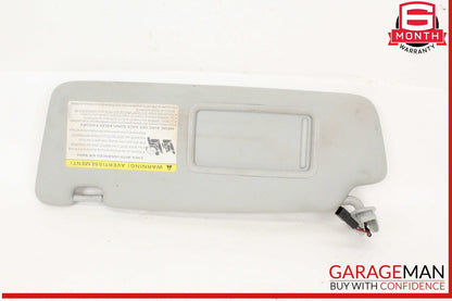 2009-2017 Audi A4 Front Left Driver Side Sun Visor Gray 8H0010501