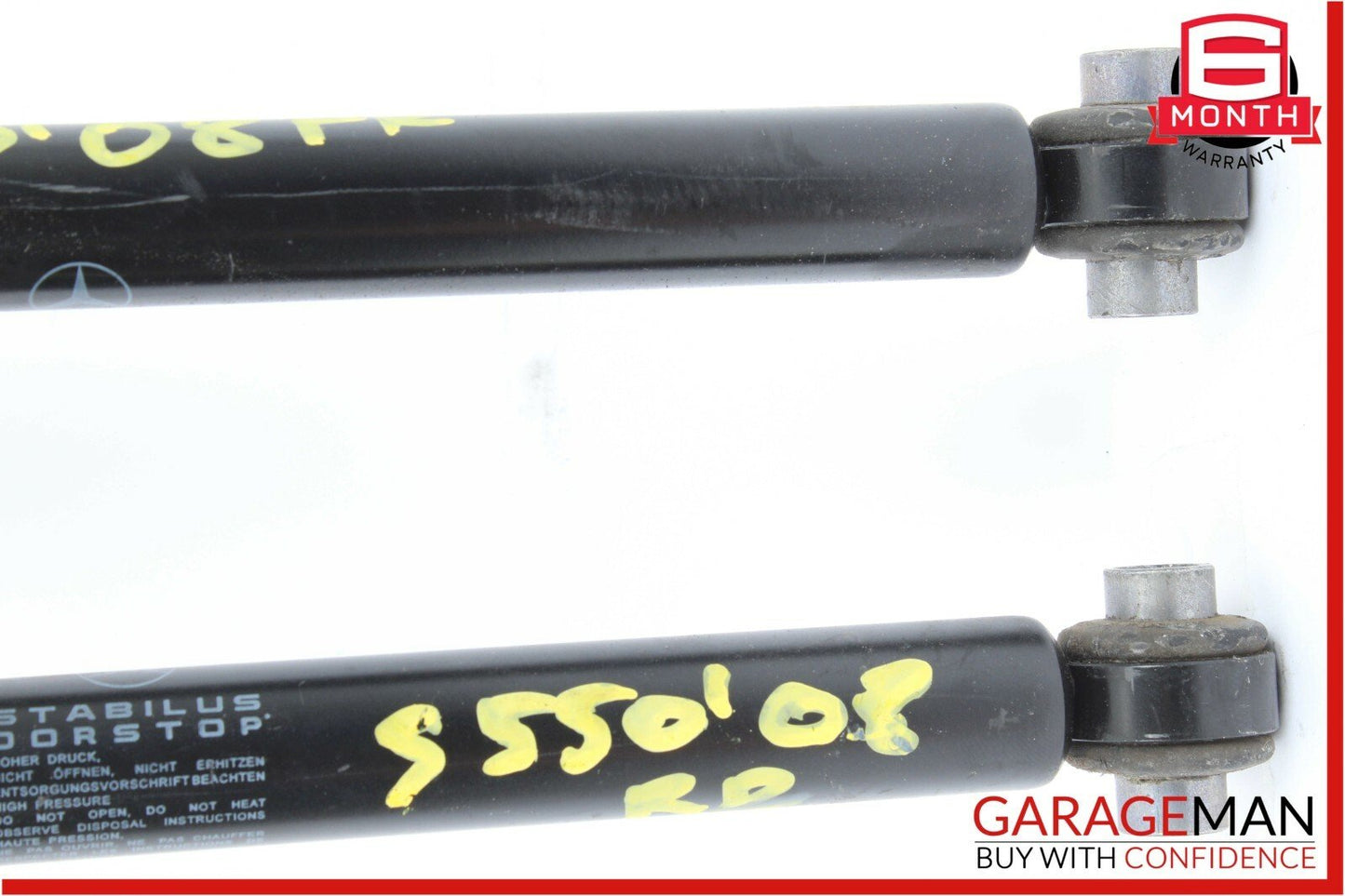 07-13 Mercedes W221 S550 S600 Rear & Front Door Shock Cylinder Set of 2 Pc