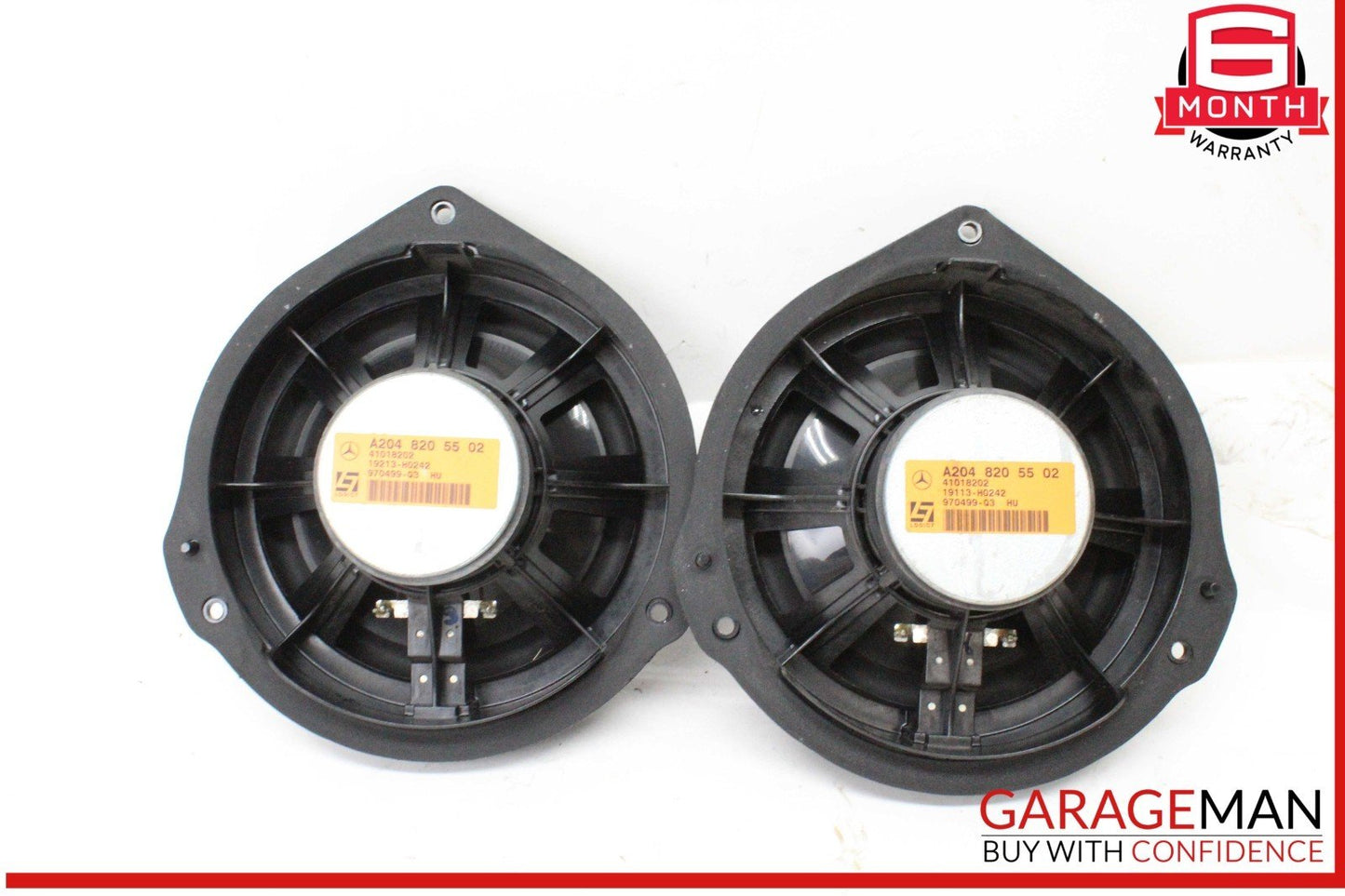 08-18 Mercedes W212 E350 Front Left and Right Side Door Audio Speaker OEM