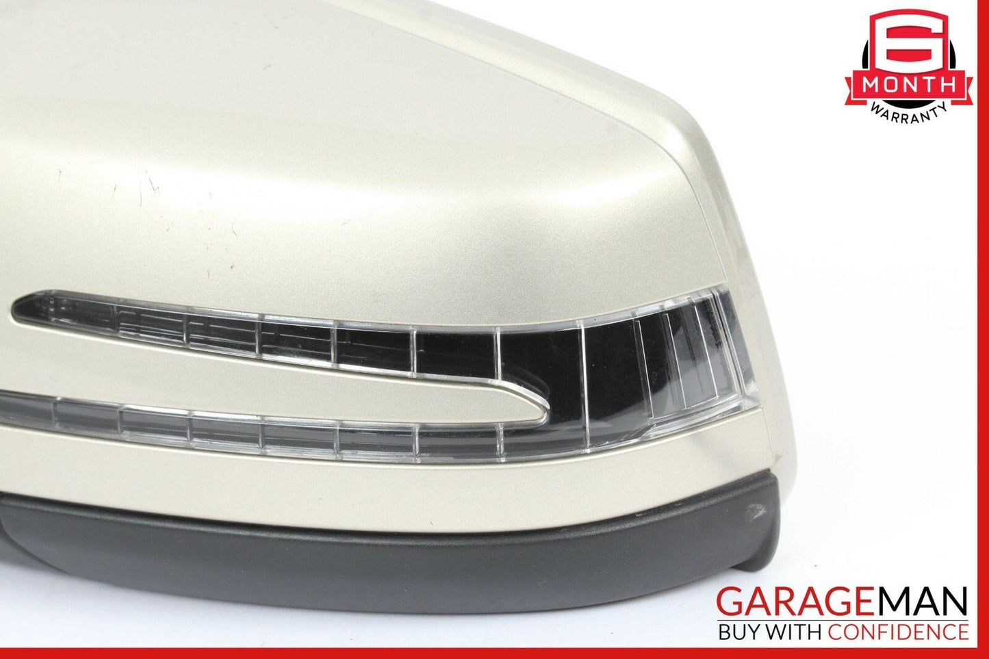 12-14 Mercedes W204 C250 C63 AMG Front Left Side Mirror Rear View Door Beige