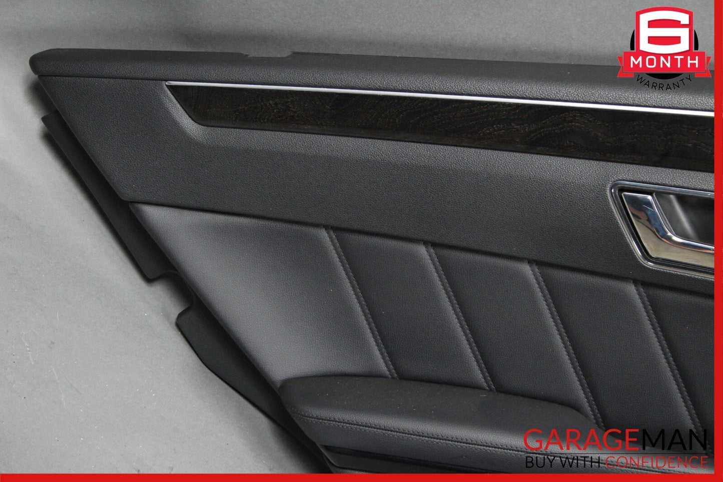 10-13 Mercedes W212 E400 E350 Rear Left Side Interior Door Panel Assembly Black