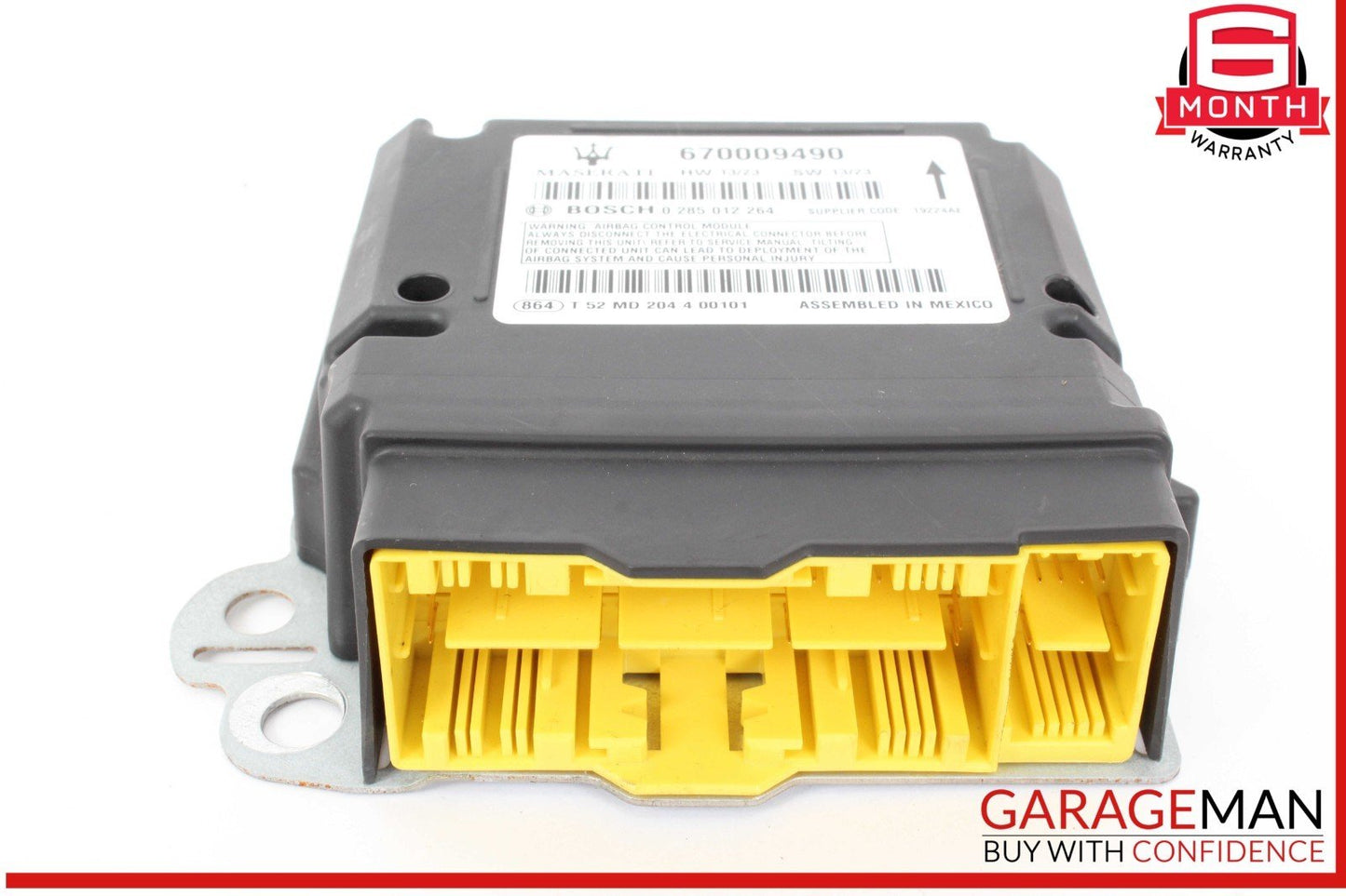14-17 Maserati Quattroporte S Restraint Sensor Control Module Unit 670009490 OEM