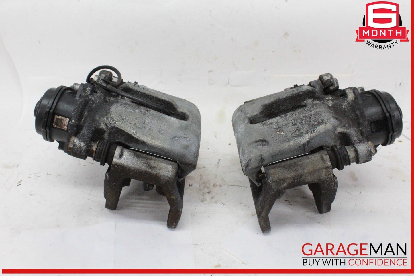 12-18 Audi A6 A7 Rear Left & Right Side Brake Calipers Set of 2 Pc OEM
