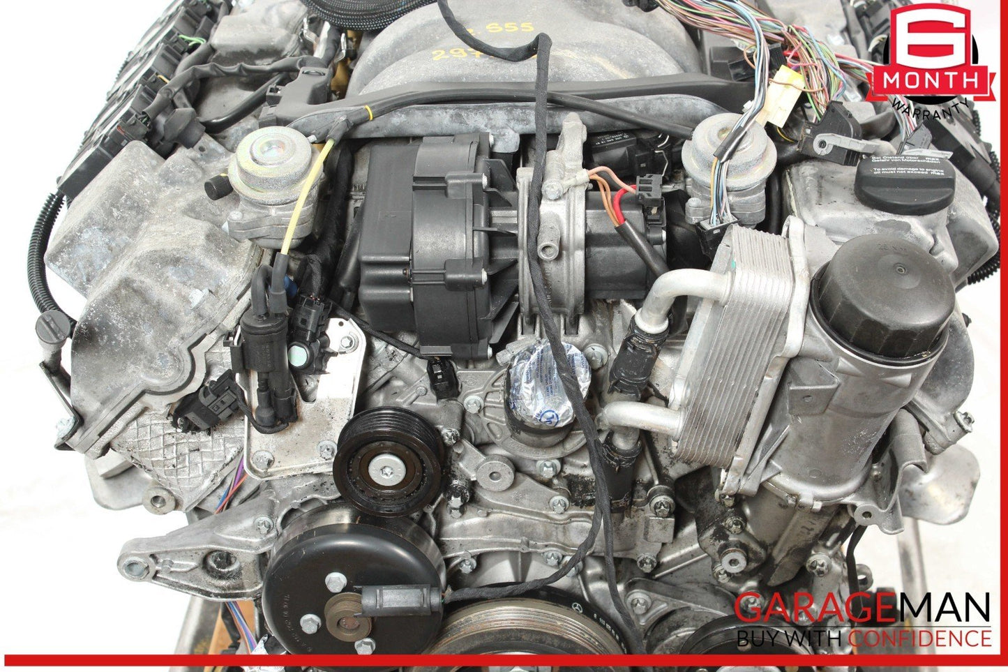 01-02 Mercedes W220 S55 CL55 AMG 5.5L Complete Engine Motor Block Assembly 185k