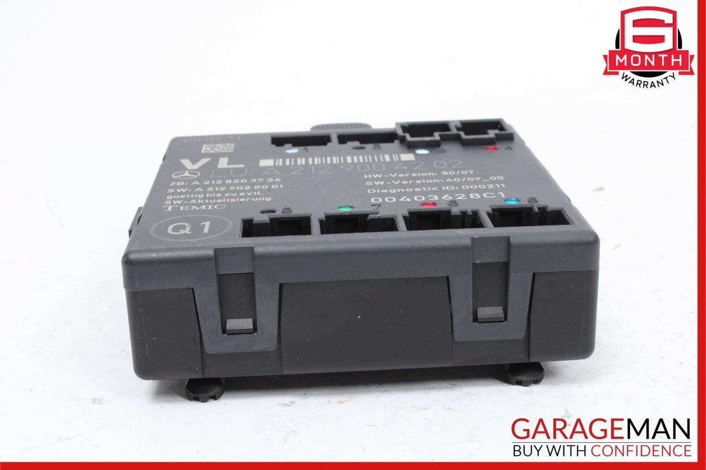 08-18 Mercedes W204 C350 SLK350 E400 Front Left Side Door Control Module OEM