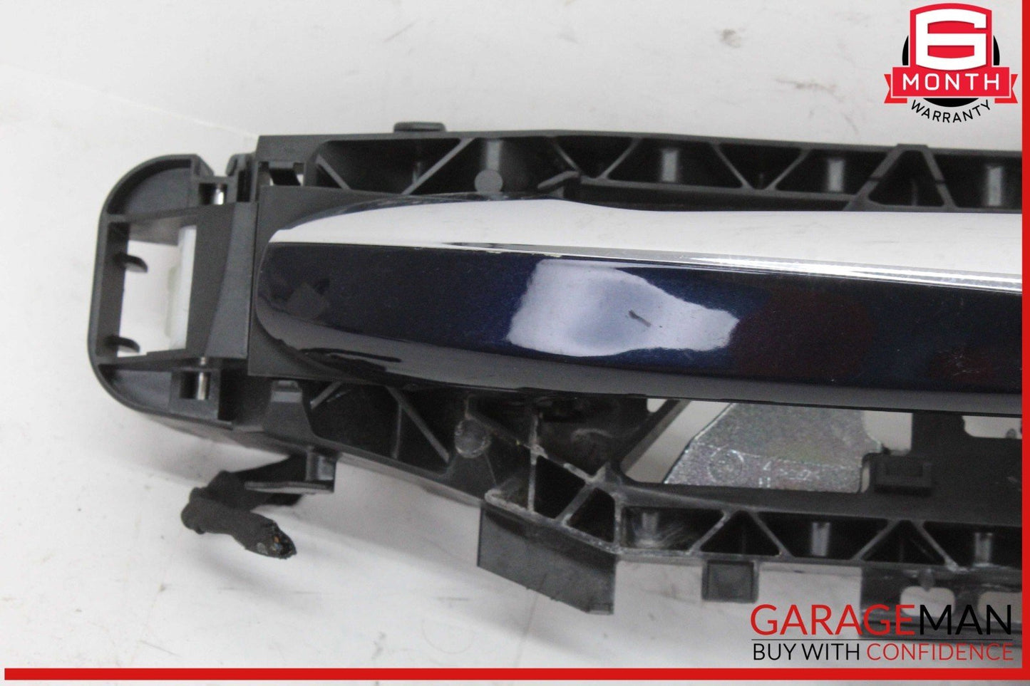 15-20 Mercedes W205 C300 Rear Left Driver Side Exterior Door Handle Blue OEM