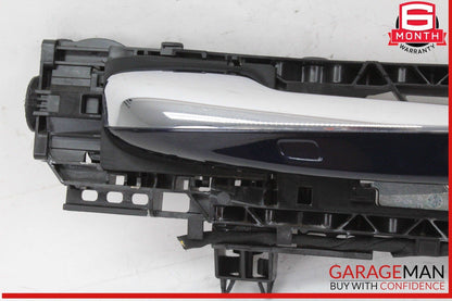 15-20 Mercedes W205 C300 Right Passenger Side Exterior Door Handle Blue OEM