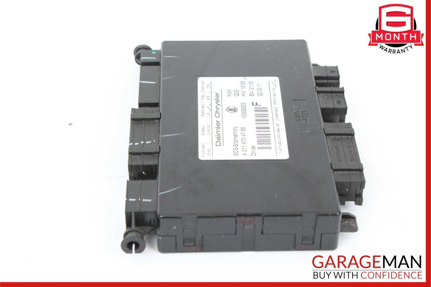 03-13 Mercedes X164 GL450 SLK280 Front Left Side Seat Control Module Unit OEM