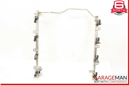 07-15 Mercedes CLS63 AMG W219 Fuel Injector Rail w/ Injectors 1560701895