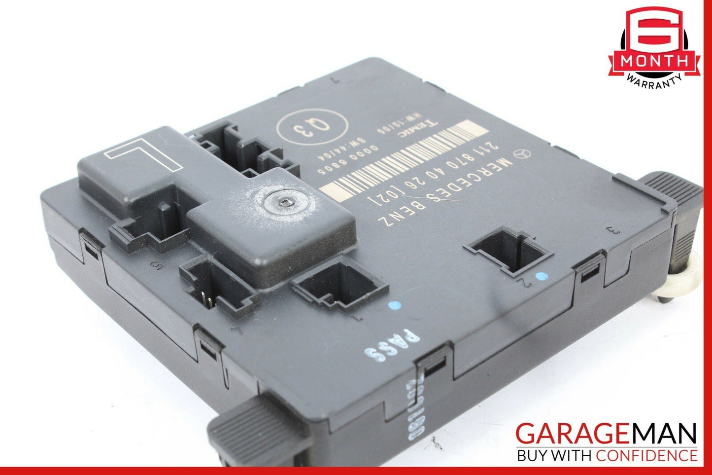 03-09 Mercedes W211 E350 E63 AMG Rear Left Driver Side Door Control Module Unit