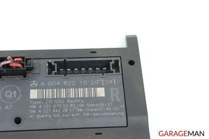07-13 Mercedes W221 S550 Front Right Passenger Side Door Control Module A128 OEM