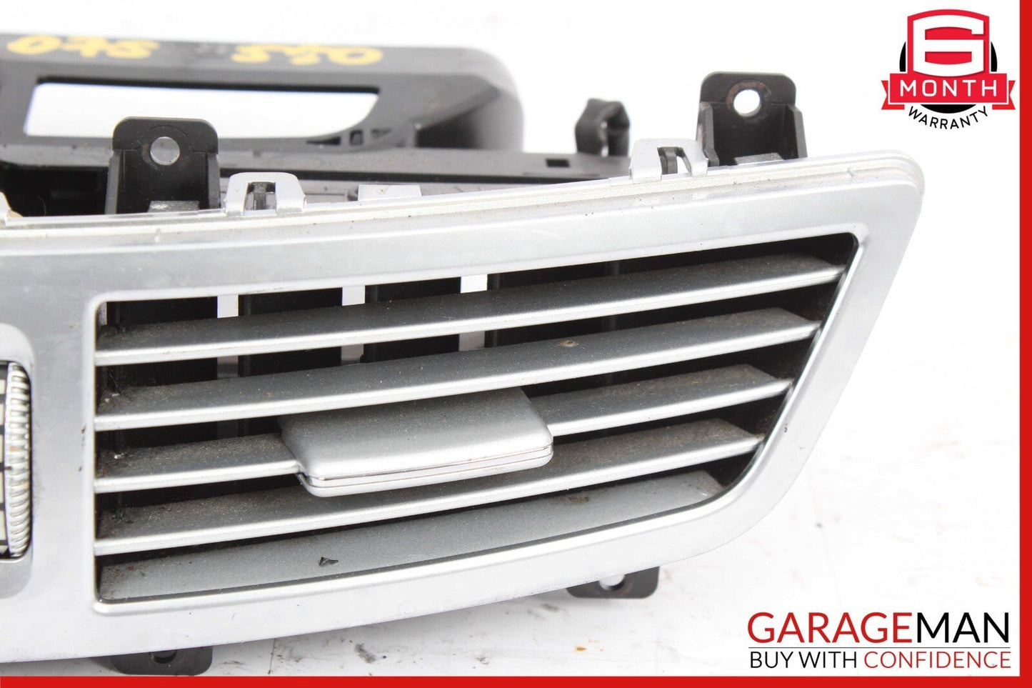 07-13 Mercedes W221 S550 S450 Center Dash A/C Air Vent Trim Clock 2218300954 OEM