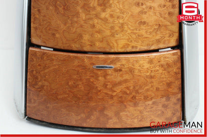 06-09 Mercedes W251 R320 Center Console Cup Holder Ashtray Cover Assembly Wood