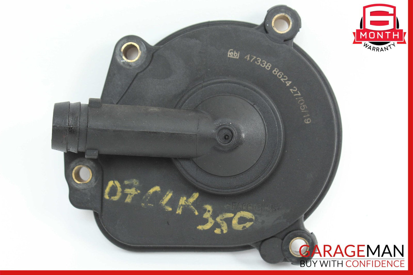 05-122005-2012 Mercedes-Benz CLK350 W209 True Engine PCV Crankcase Vent Valve Oil Separator Cover 2720100631 Genuine