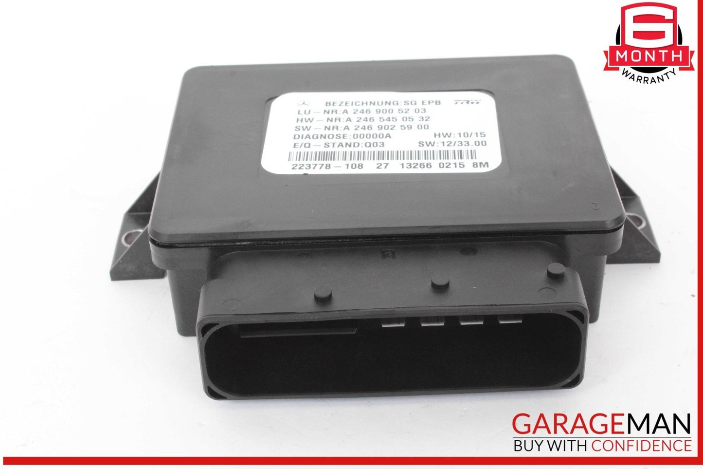 14-18 Mercedes W117 CLA250 Parking Brake Electronic Computer Control Module Unit
