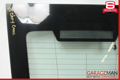 04-08 Chrysler Crossfire Rear Window Glass Trunk Tail Lift Hatch Gate Lid Panel