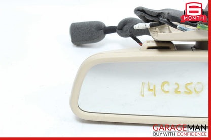 10-16 Mercedes W204 C250 E350 Interior Rear View Mirror Beige OEM