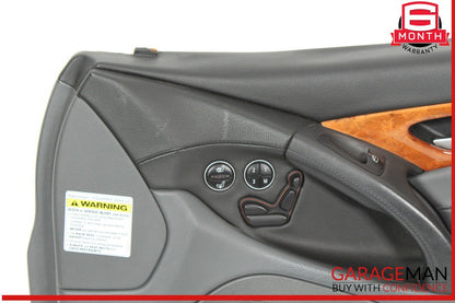 03-06 Mercedes R230 SL500 SL55 AMG Front Right Interior Door Panel Black OEM