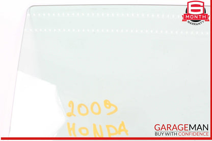 08-12 Honda Accord LX-P Rear Left Door Window Auto Glass OEM