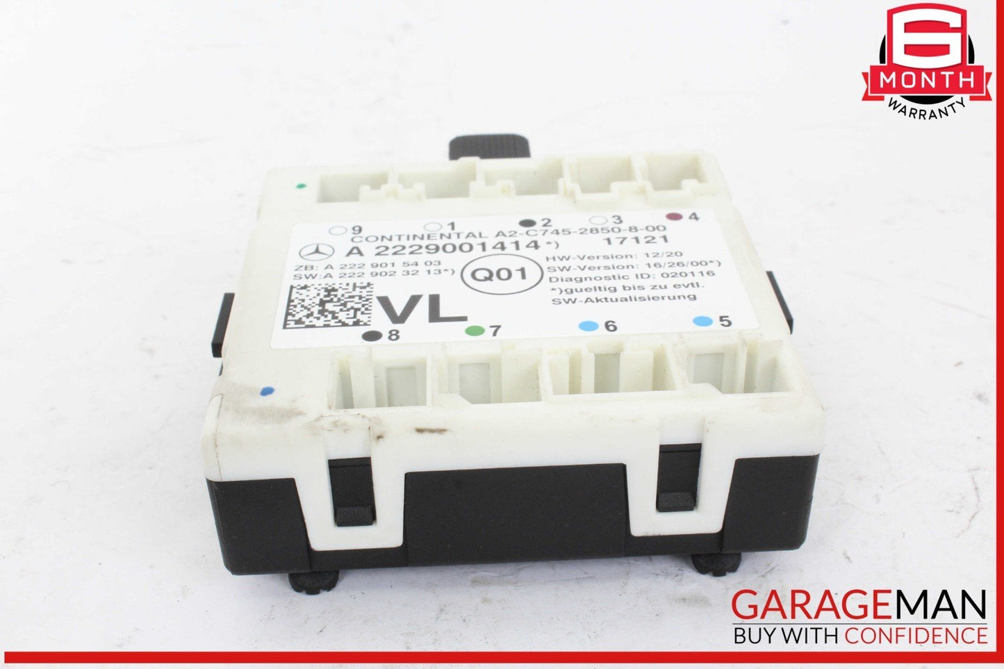 15-18 Mercedes W205 C300 C350e Front Left Side Door Control Module Unit OEM