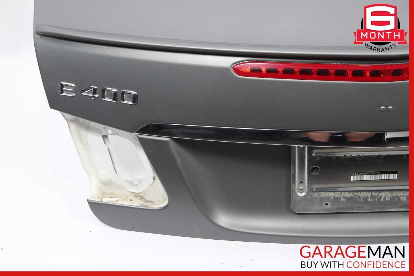 14-16 Mercedes W207 E350 E550 Coupe Rear Trunk Lid Deck Shell Panel Silver OEM