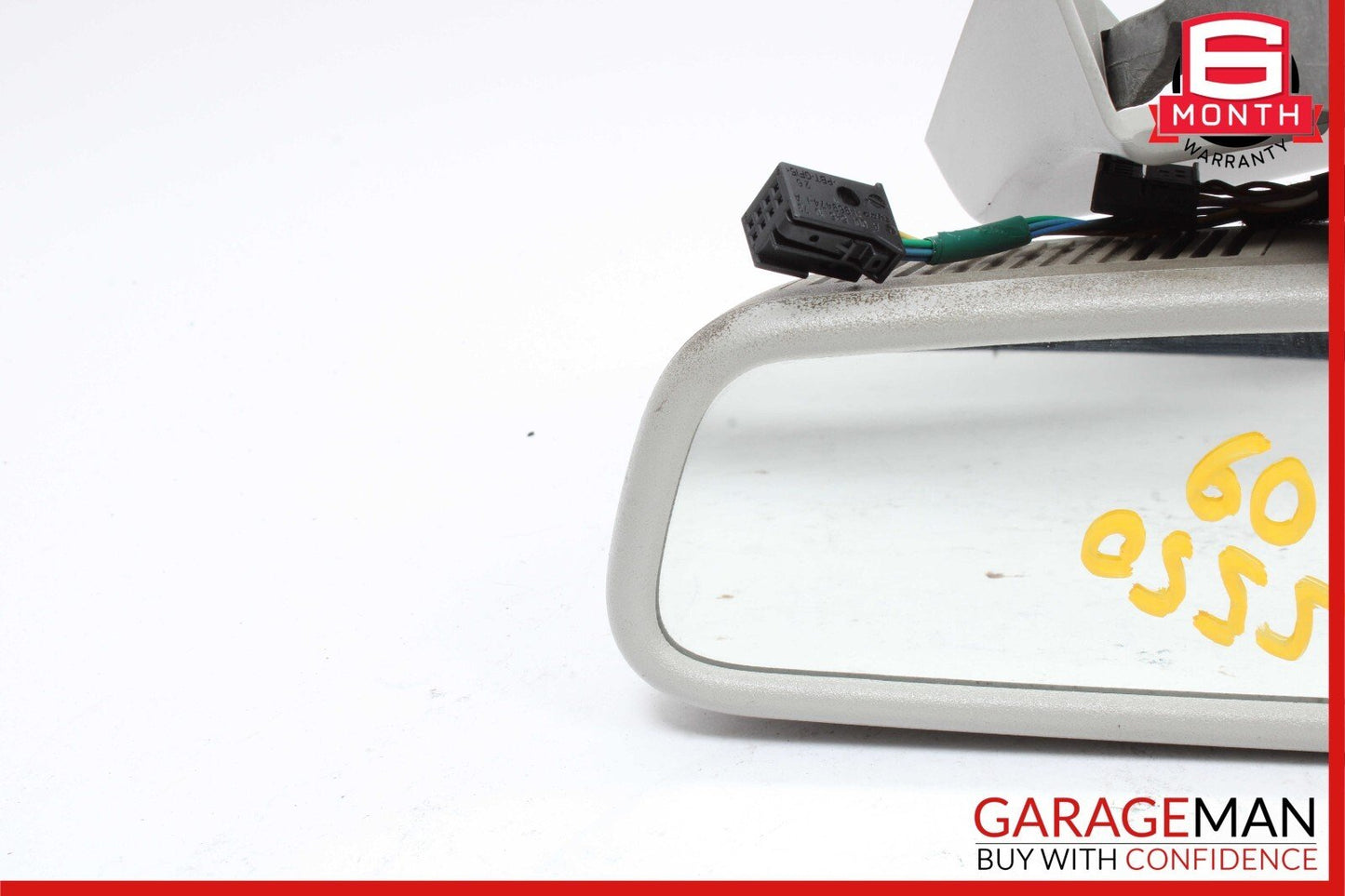 07-09 Mercedes W221 S550 S63 AMG Top Upper Rear View Inside Dim Mirror Gray