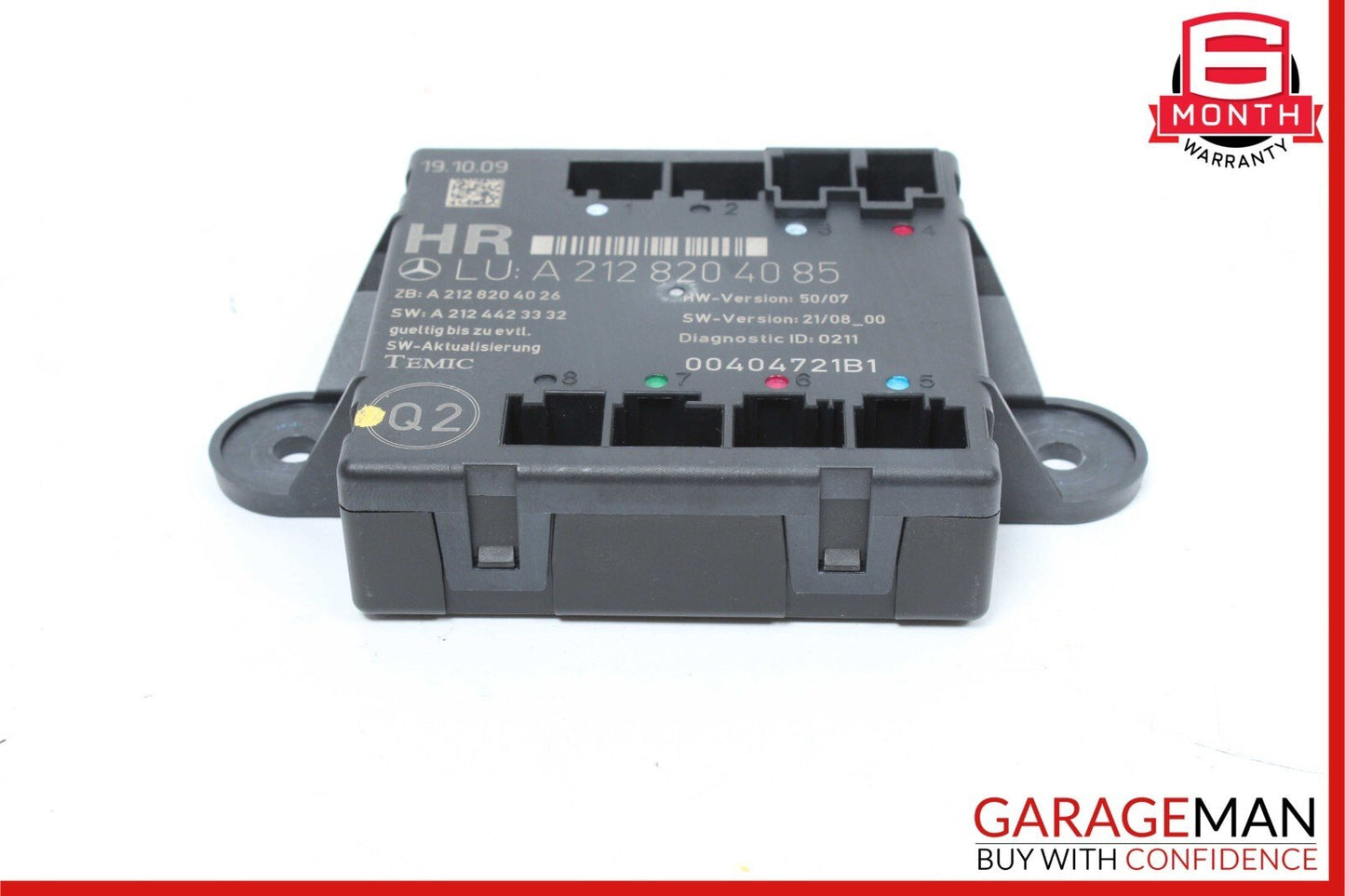 08-18 Mercedes W204 C300 CLS550 Rear Right Side Door Control Module OEM