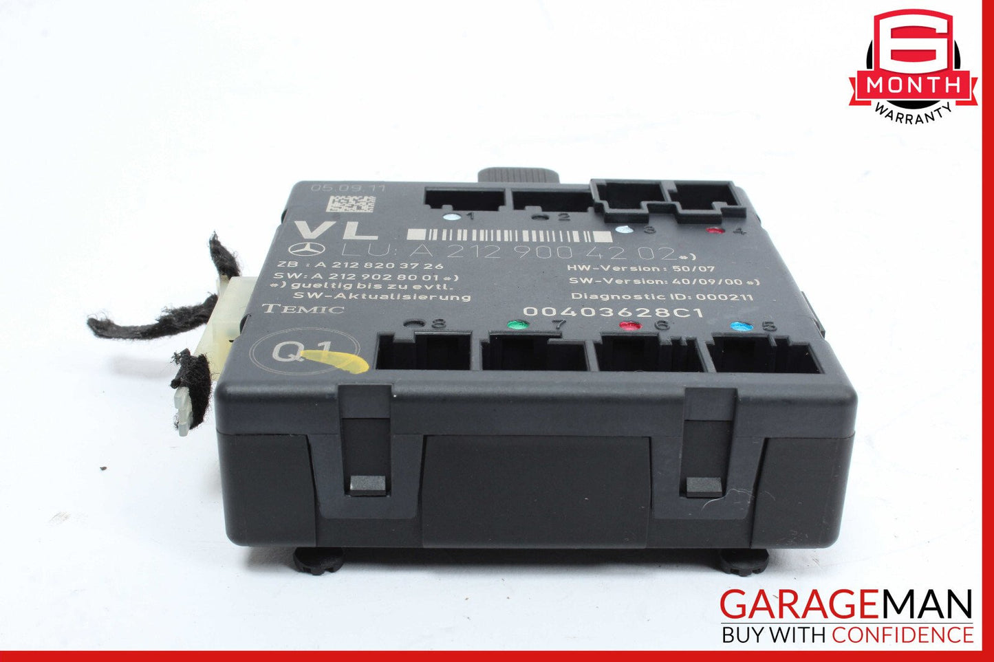 08-18 Mercedes W204 C250 SLK350 E400 Front Left Side Door Control Module OEM
