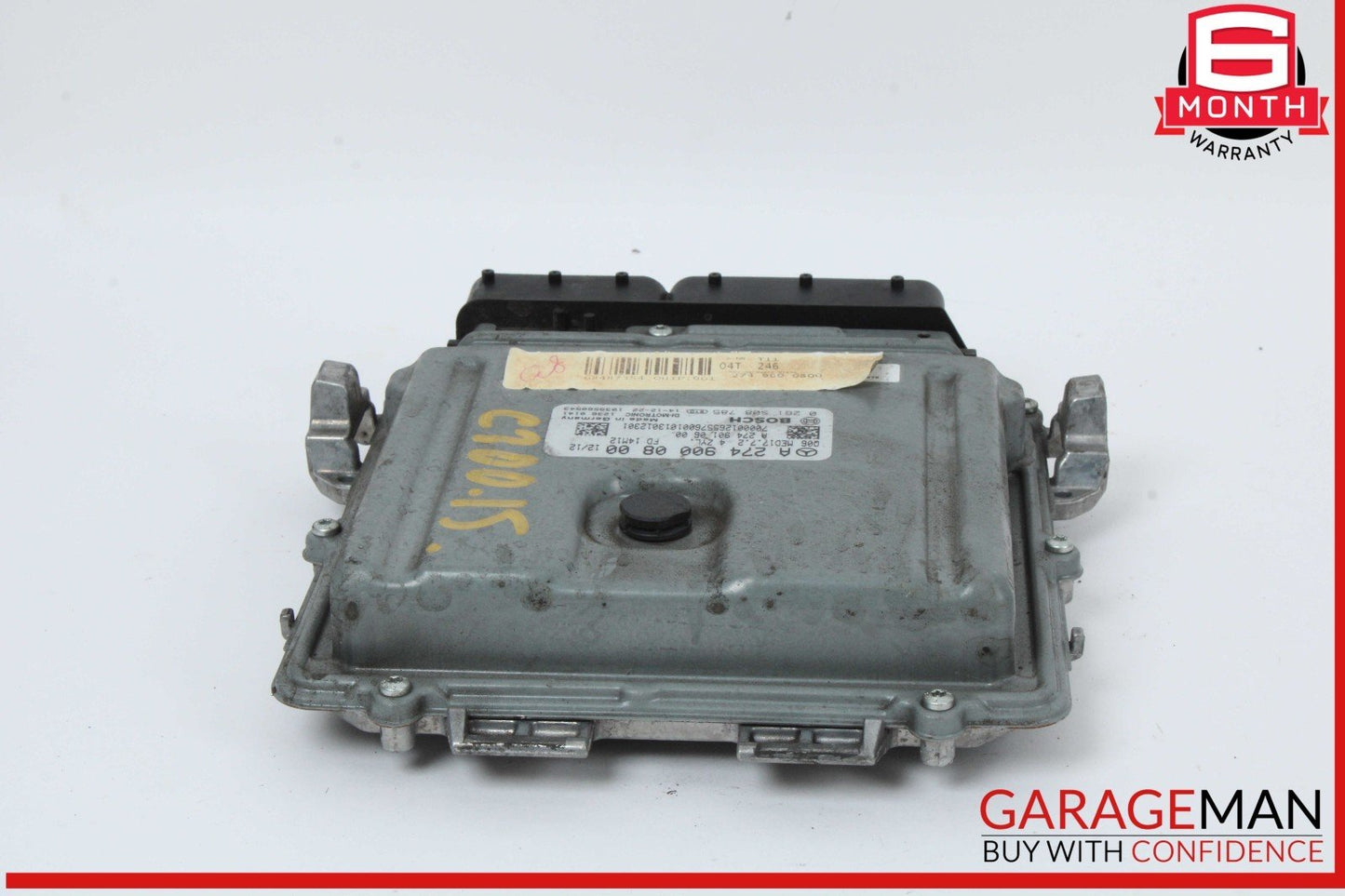 15-20 Mercedes W205 C300 GLC350e E300 M274 2.0L ECU ECM Engine Control Module